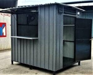 Kiosk Portable Cabin | Economy – PPGI Deck & Steel Frame Finished