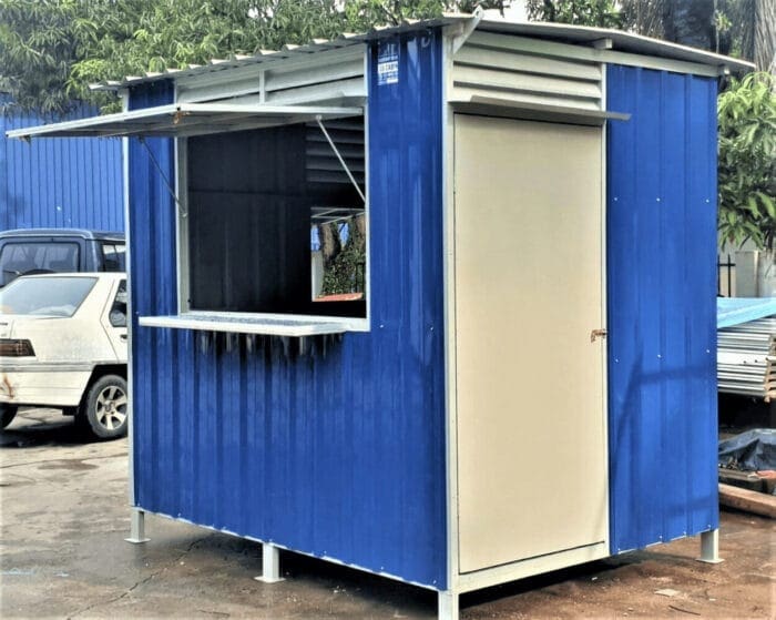 Kiosk Portable Cabin | Economy – PPGI Deck & Steel Frame Finished