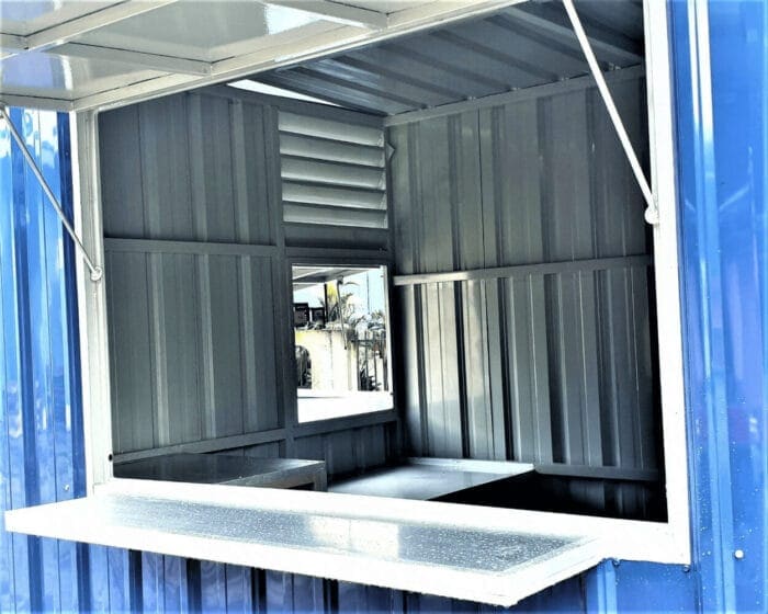 Kiosk Portable Cabin | Economy – PPGI Deck & Steel Frame Finished