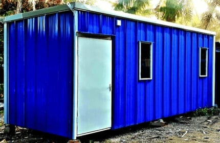 Light Duty Portable Cabin | Economy - PPGI Deck & Steel Frame Finished (NO Window & NO Electrical)