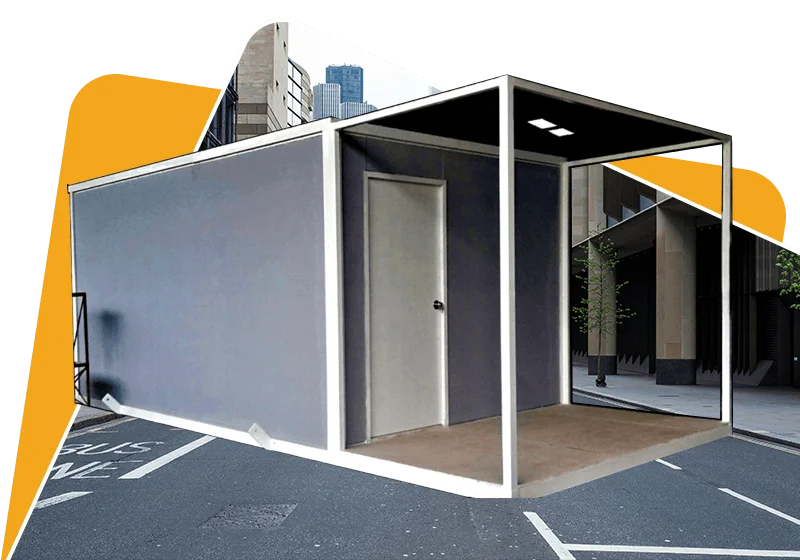 Standard Cabin House | 2 Rooms with Centre Partition (10 x 20 x 8 Ft)