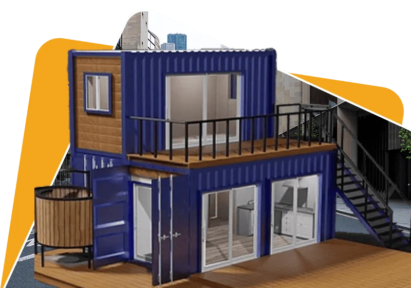 Standard Cabin House | 2 Rooms with Centre Partition (10 x 20 x 8 Ft)
