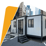 Standard Cabin House | 2 Rooms with Centre Partition (10 x 20 x 8 Ft)